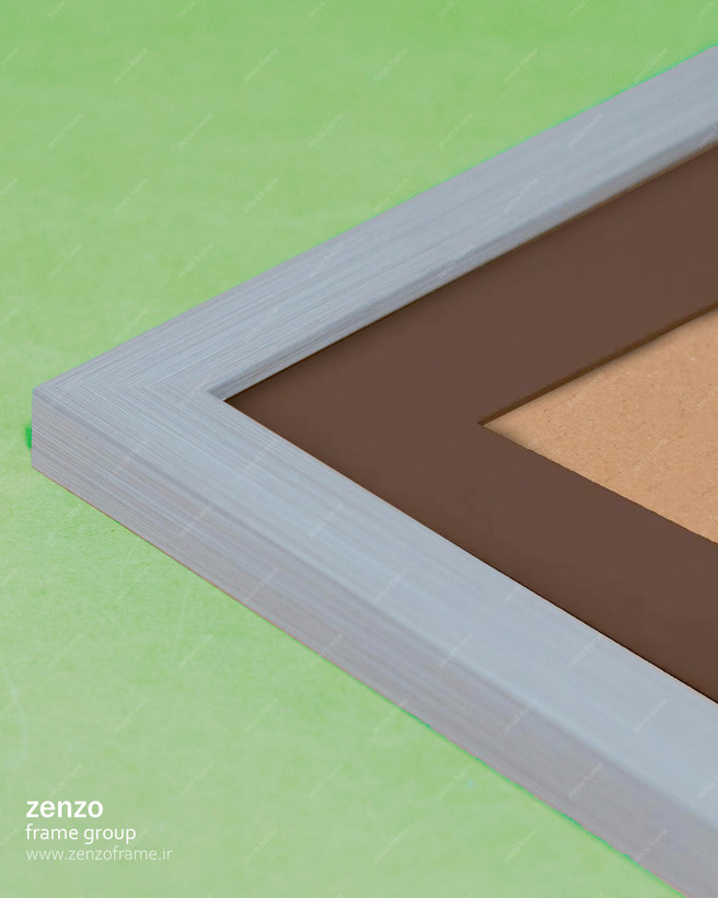 قاب عکس طوسی پاسپارتو قهوه ای