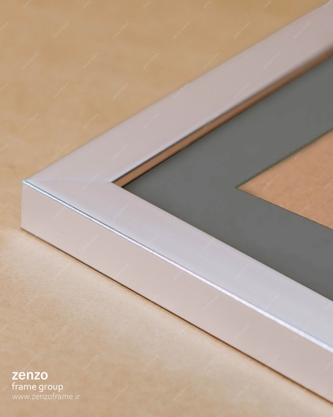 قاب عکس کروم پاسپارتو طوسی