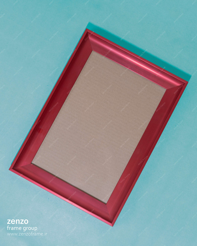 قاب عکس قرمز متالیک