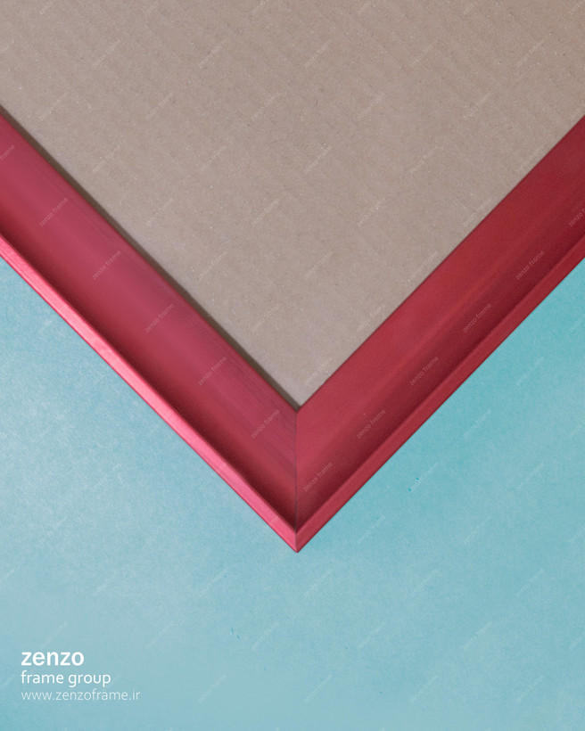 قاب عکس قرمز متالیک